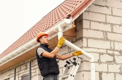 Pose et remplacement de gouttières à Daubeuf-Serville